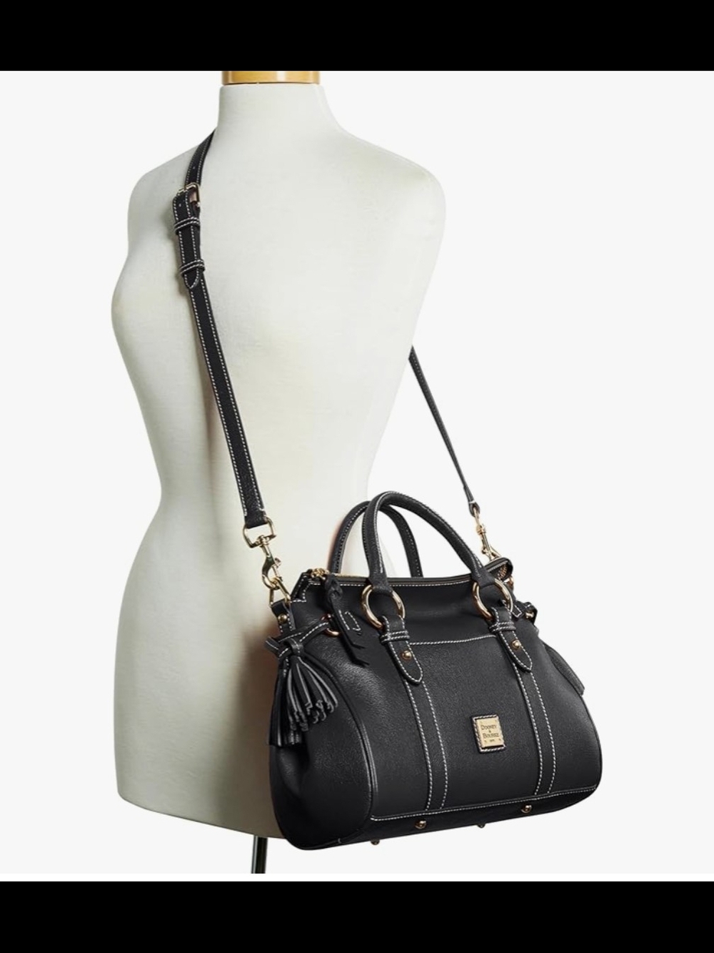 Dooney & Bourke Penrose 30 with Pocket Satchel - BLUE - Picture 8 of 16